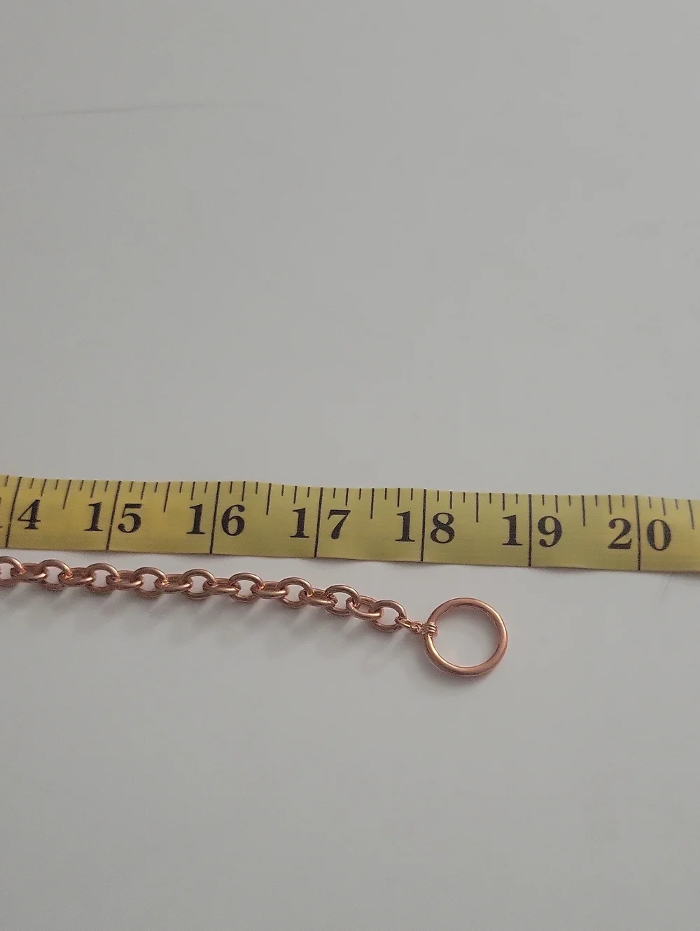 NWOT Dichroic Glass  Rose Goldtone Chain Necklace B